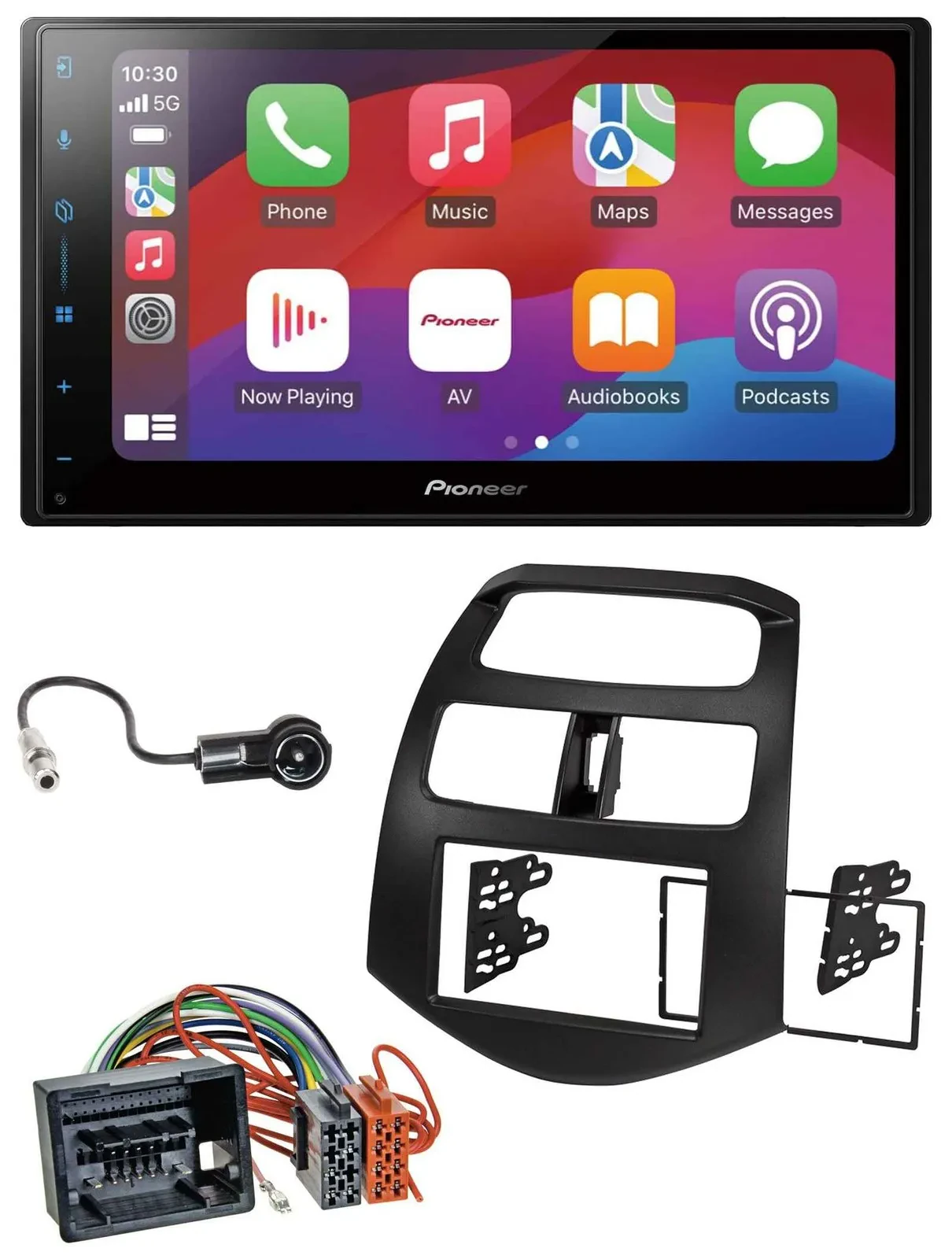 Pioneer DAB USB MP3 Bluetooth 2DIN Autoradio für Chevrolet Spark ab 2013