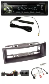 Автомагнитола Pioneer MP3 USB CD DAB для Renault Megane/Scenic (1996–2000), совместима с кнопками на руле