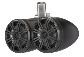 2) Kicker KMTC65 6.5" 130W RMS KMTC Series Marine Audio Speaker System