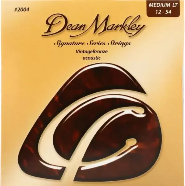 Комплект струн для акустической гитары Dean Markley Vintage Bronze DM2004, 12-54