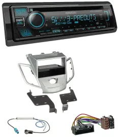 Kenwood Bluetooth USB CD MP3 DAB Autoradio für Ford Fiesta JA8 10-17 ohne Displa