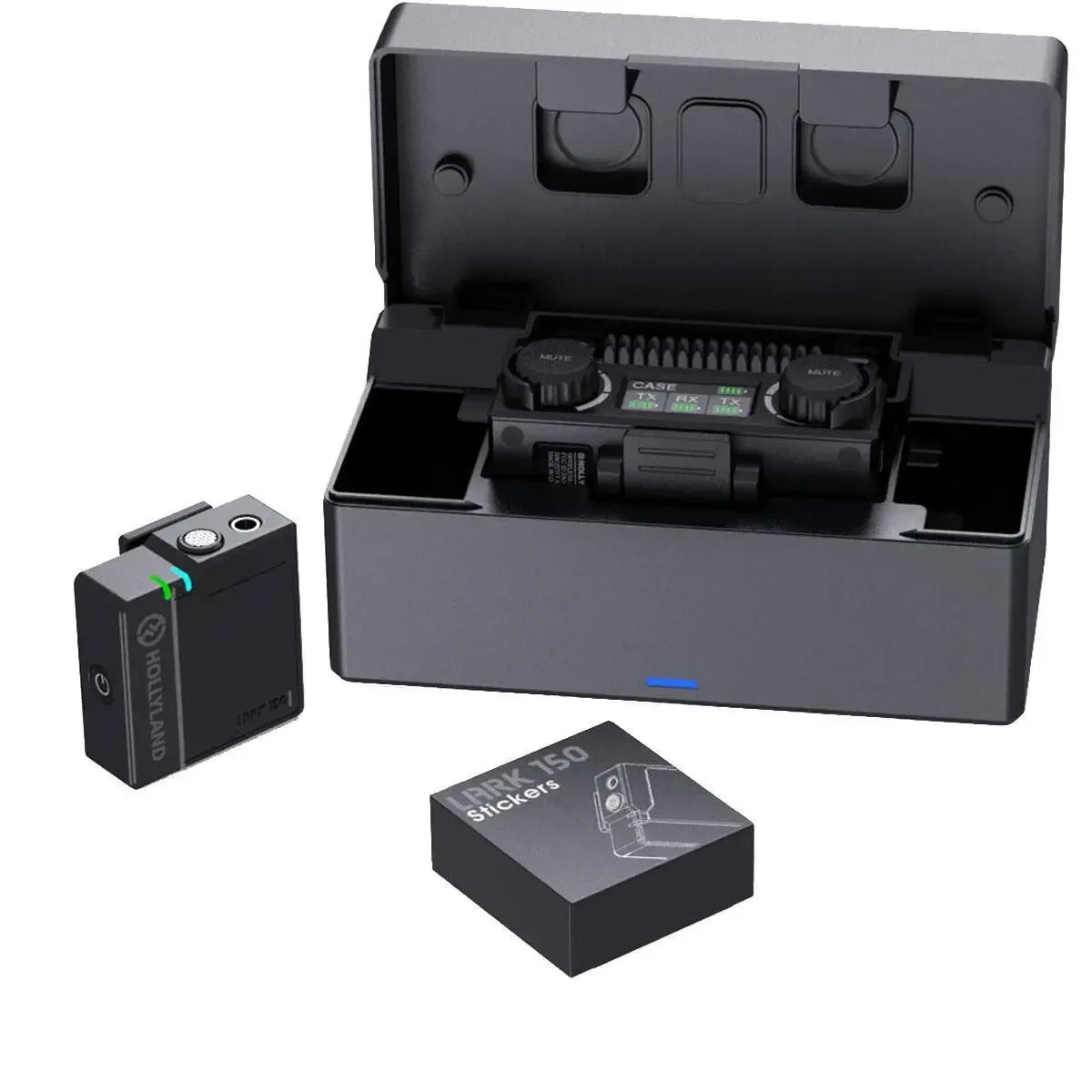 Микрофонная радиосистема Hollyland LARK 150 Solo 2.4 ГГц, с петличным микрофоном, черный