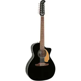 Электроакустическая гитара Fender Villager 12-String V3 Jetty Black