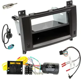 Einbauset Lenkradadapter DIN Autoradio für Mercedes Vito W447 ab 14 Audio 10 15