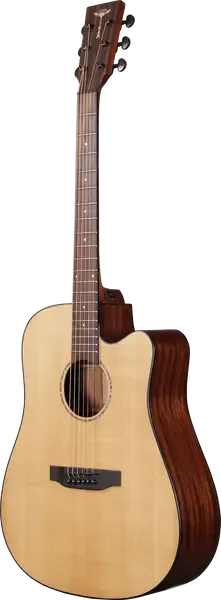 Акустическая гитара Tyma D-3C NS Dreadnought Cutaway Natural с чехлом