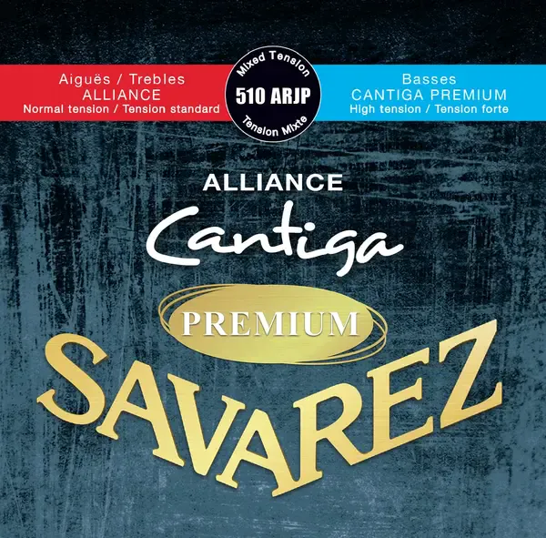 Струны для классической гитары Savarez 510ARJP 24-43 Alliance Cantiga Premium Mixed Tension