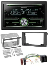 Автомагнитола для Iveco Daily 2006–2014 Pioneer 2 DIN Bluetooth DAB USB CD MP3 черная