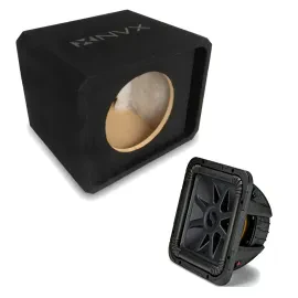 Сабвуфер NVX NE121P 12", фазоинверторный, щелевой порт, 3/4" MDF (с Solo-Baric сабвуфером)