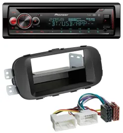 Pioneer MP3 DAB CD Bluetooth USB Autoradio für Kia Soul (PS ab 2014) schwarz