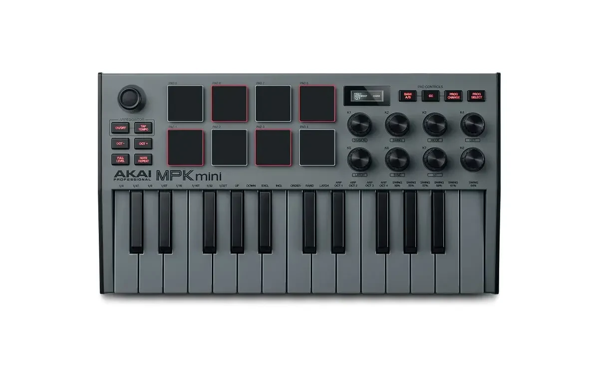 Midi-клавиатура Akai Professional MPK mini MK3 Grey