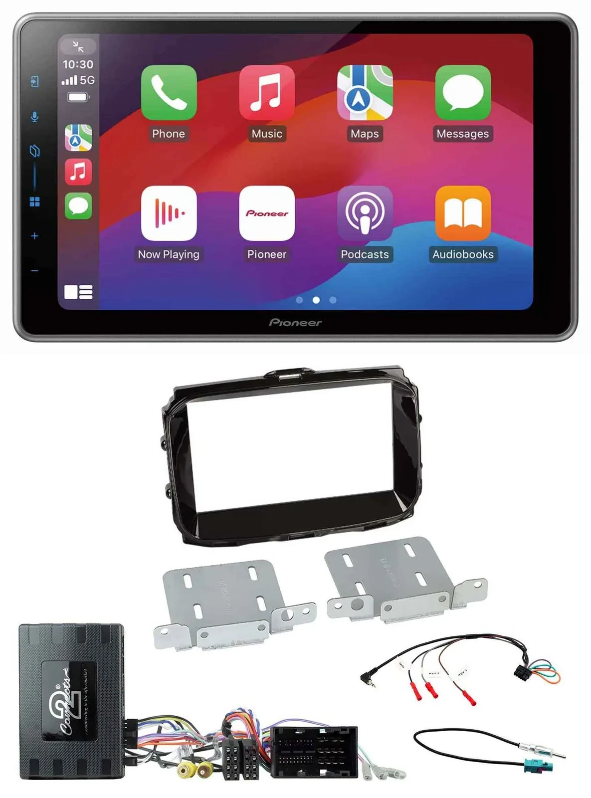 Pioneer Lenkrad USB DAB Bluetooth 2DIN Autoradio für Alfa Giulietta 14-21 Infoad