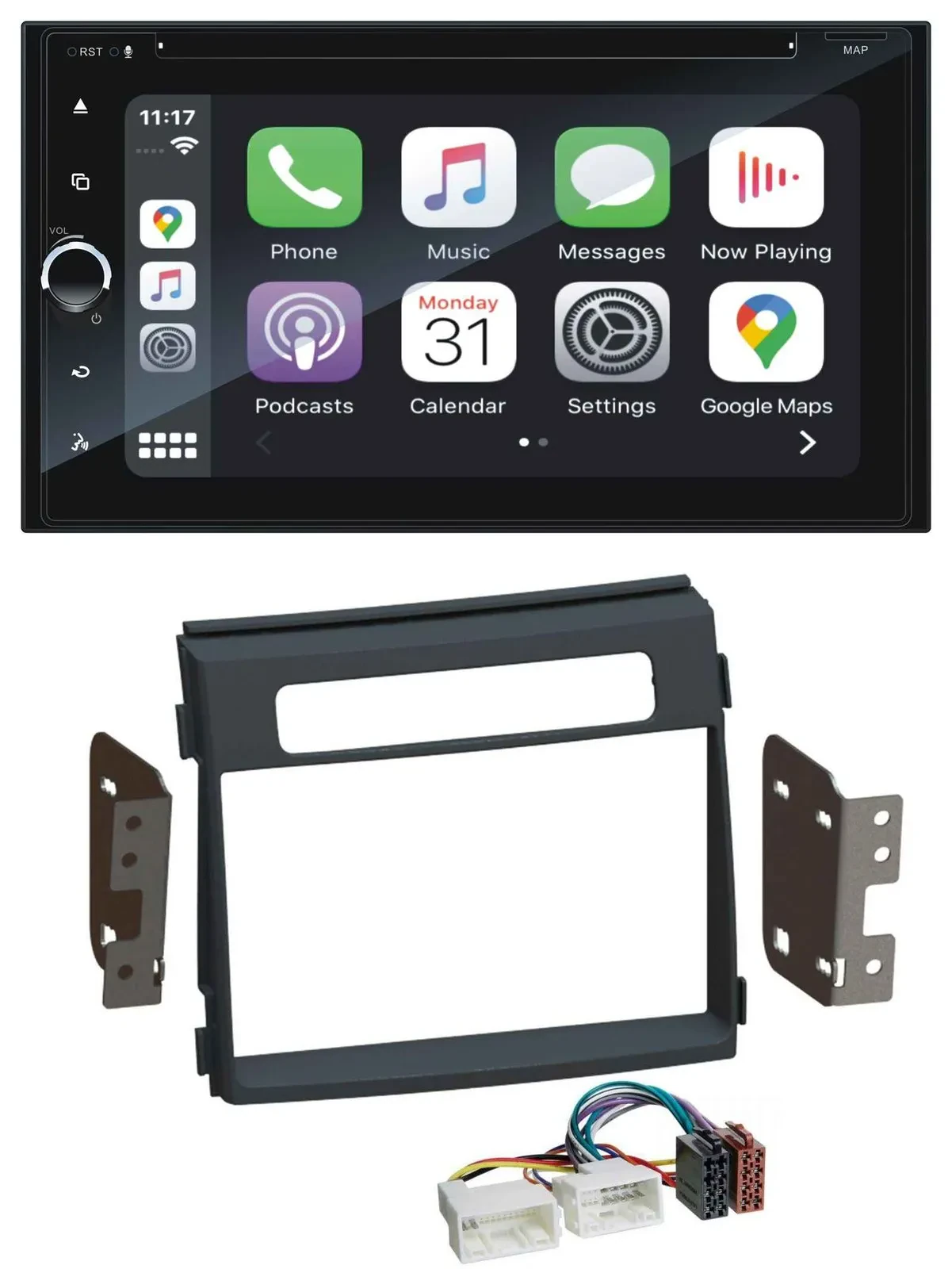 Blaupunkt 2DIN Bluetooth DAB USB DVD MP3 Autoradio für Kia Soul AM Facelift 11-1