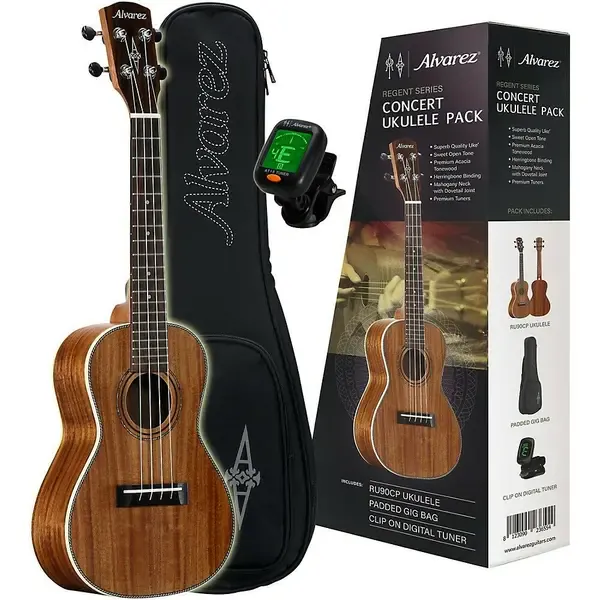 Укулеле концерт Alvarez RU90CP Regent Concert Ukulele Pack Natural