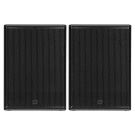 RCF SUB 18-AX Professional Active 18" Powered Subwoofer - Black 2-Pack