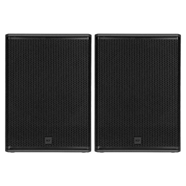 RCF SUB 18-AX Professional Active 18" Powered Subwoofer - Black 2-Pack