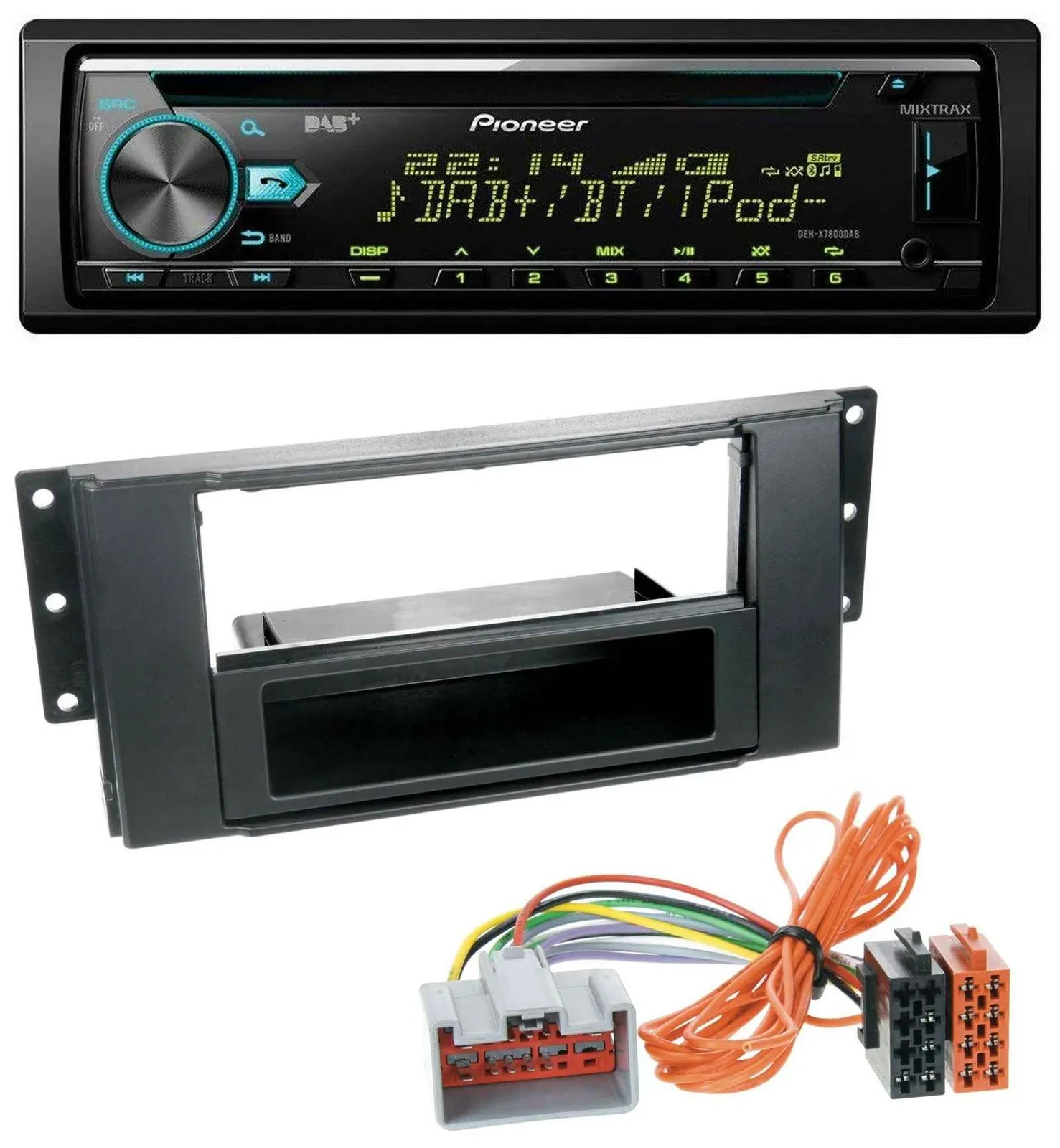 Pioneer DAB MP3 CD USB Bluetooth Autoradio für Land Rover Freelander 2011-2012