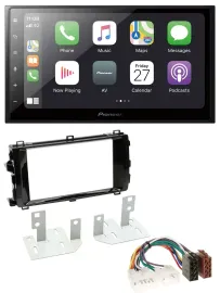 Pioneer MP3 Bluetooth DAB 2DIN USB Autoradio für Toyota Auris (ab 2013)