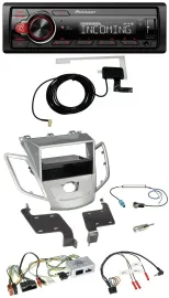 Pioneer USB Lenkrad DAB Bluetooth Autoradio für Ford Fiesta 2010-17 ohne Display