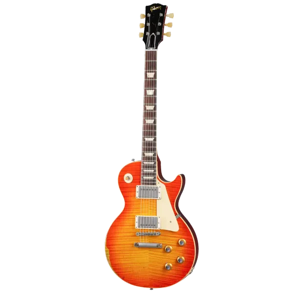 Электрогитара Gibson Custom 1960 Les Paul Standard Reissue Heavy Aged Tangerine Burst