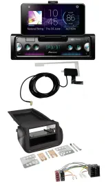 Автомагнитола для FIAT Fiorino (с 2008) Pioneer DAB, Bluetooth, MP3, USB