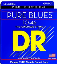 Струны для электрогитары DR Strings PHR-10 Pure Blues 10-46