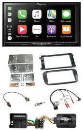 Pioneer 2DIN Lenkrad USB DAB DVD Bluetooth Autoradio für Ford S-Max Mondeo 07-14
