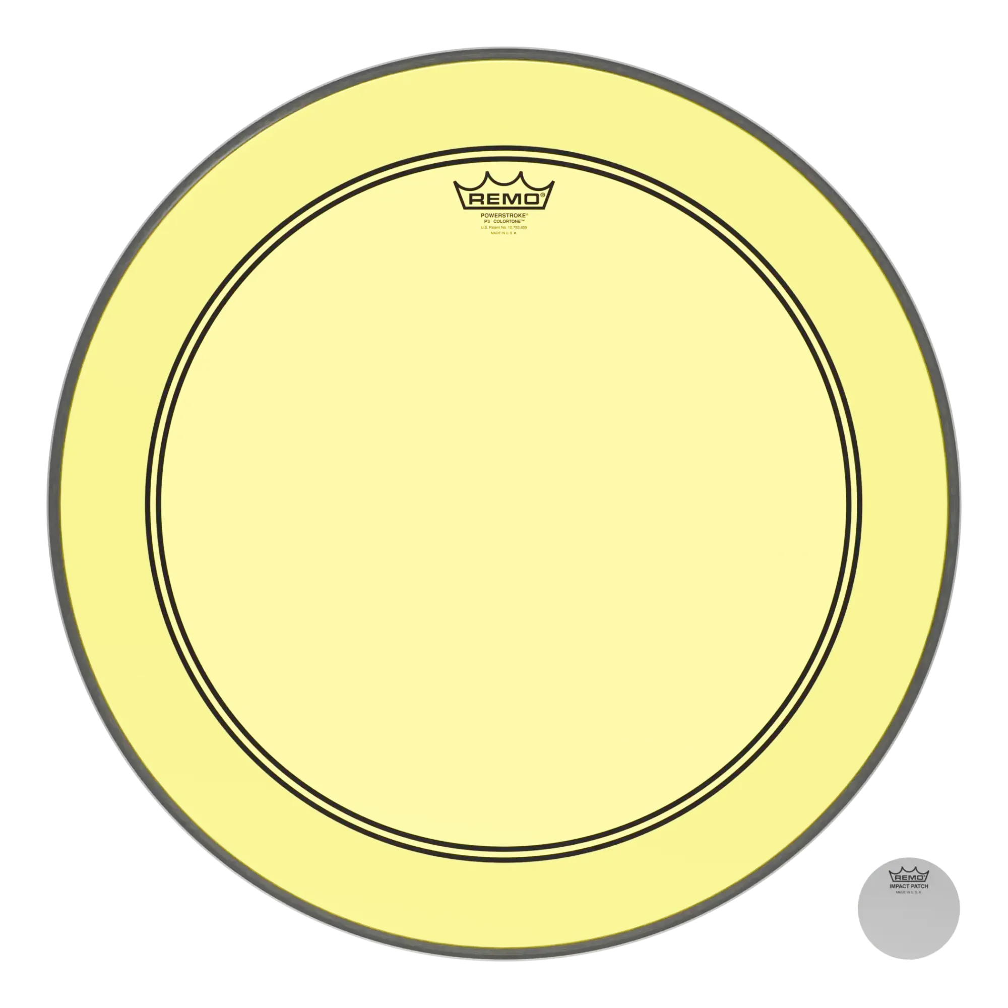 Пластик для барабана Remo 24" Powerstroke P3 Colortone Yellow