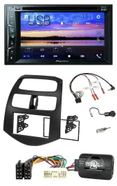 Pioneer Bluetooth 2DIN USB DVD DAB Lenkrad Autoradio für Chevrolet Spark KLM 201