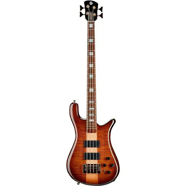 Бас-гитара Spector NS4 Roasted Flame Maple Top Electric Bass Tobacco Sunburst