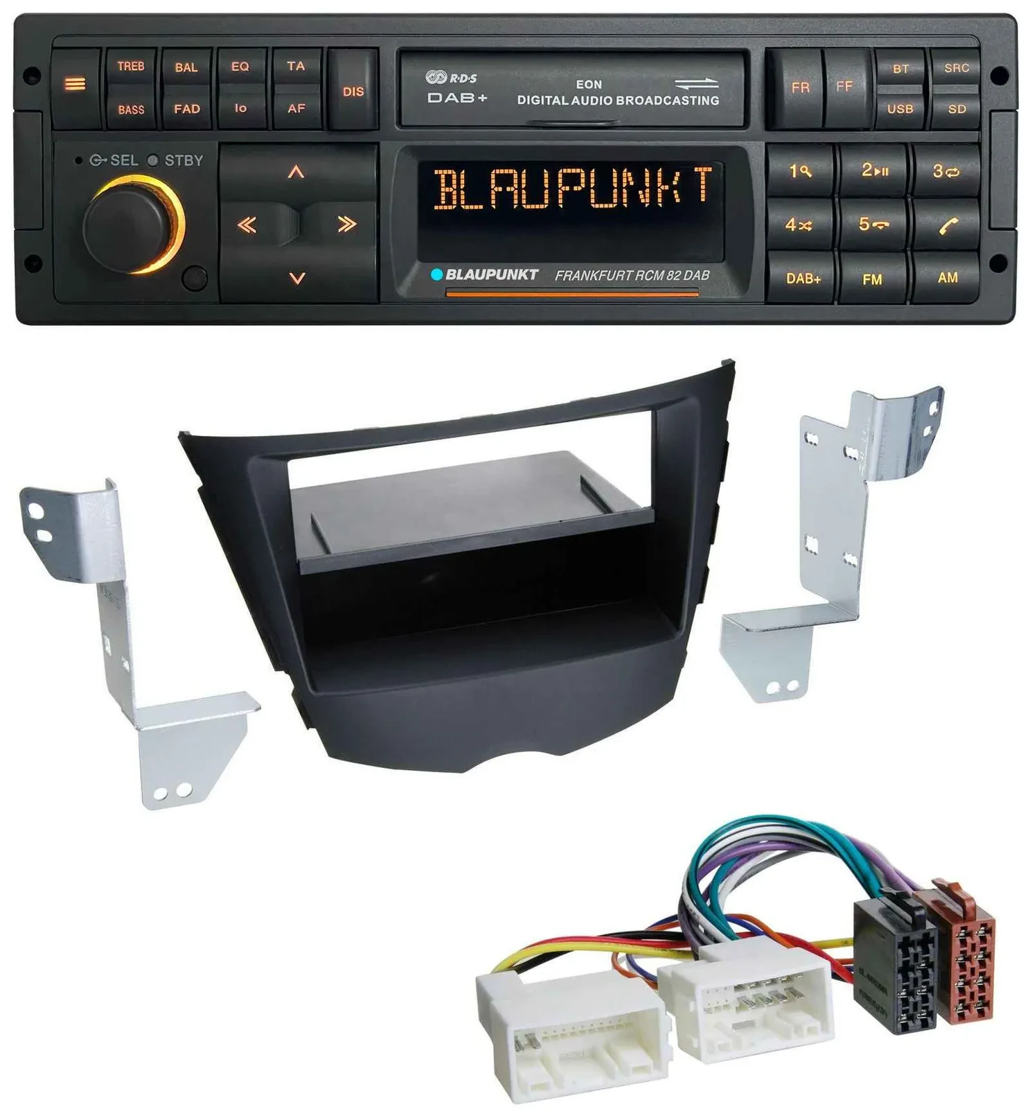 Blaupunkt USB DAB SD MP3 Bluetooth Autoradio für Hyundai Veloster (ab 2011)