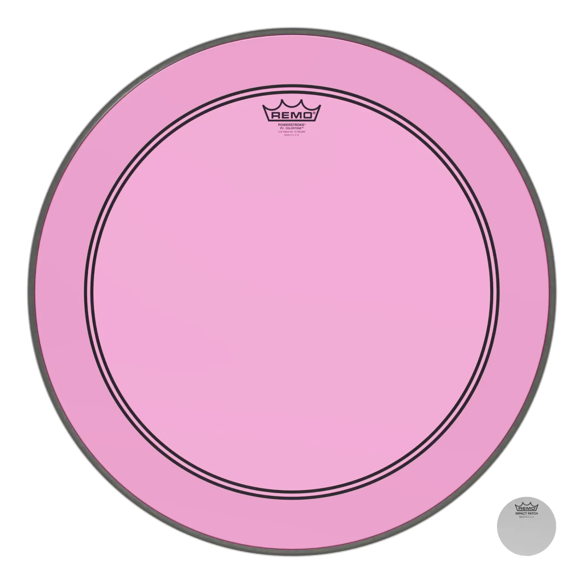Пластик для барабана Remo 22" Powerstroke P3 Colortone Pink