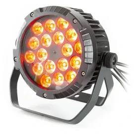 Slim Spot ARC LED PAR Scheinwerfer 18x 10W RGBW IP65 Outdoor DMX Schwarz
