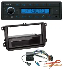 VDO AUX Bluetooth USB MP3 Autoradio für Seat Alhambra ab 10 Leon 09-12 Toledo ab