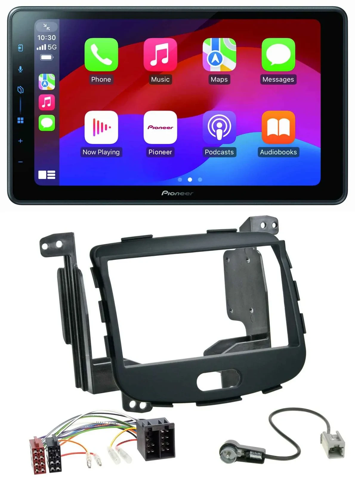 Pioneer Bluetooth 2DIN USB MP3 DAB Autoradio für Hyundai i10 08-13 Rubber Touch