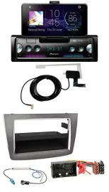 Pioneer DAB Bluetooth MP3 USB Autoradio für Alfa Romeo Mito ab 14 955 silber
