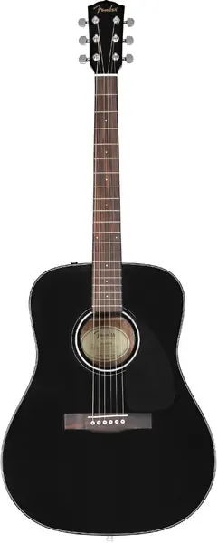 Акустическая гитара Fender CD-60 Dreadnought V3 DS BLK WN