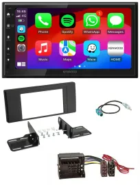 Kenwood MP3 USB DAB 2DIN Bluetooth Autoradio für Land Rover Range Rover Vogue L3