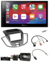 Pioneer DAB USB Lenkrad Bluetooth 2DIN Autoradio für Ford Transit V363 2014-2018