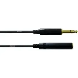Коммутационный кабель Cordial Klinke 6,3mm stereo  / Klinke Buchse 3,5mm stereo CFM 3 VY