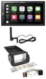 Pioneer USB 2DIN Bluetooth DAB MP3 Autoradio für Citroen Nemo Fiat Fiorino Peuge