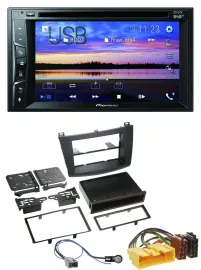 Автомагнитола для Mazda 3 (2009–2013) Pioneer 2DIN Bluetooth USB DVD DAB MP3