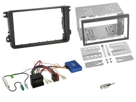Автомагнитола Caraudio24 2-DIN, CAN-Bus (набор), для Skoda Fabia/Octavia/Rapid 2009–2013