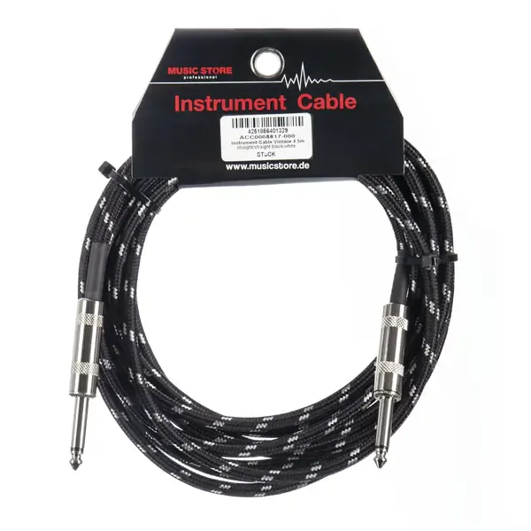 Инструментальный кабель Music Store Tweed Instrument Cable 4.5 м