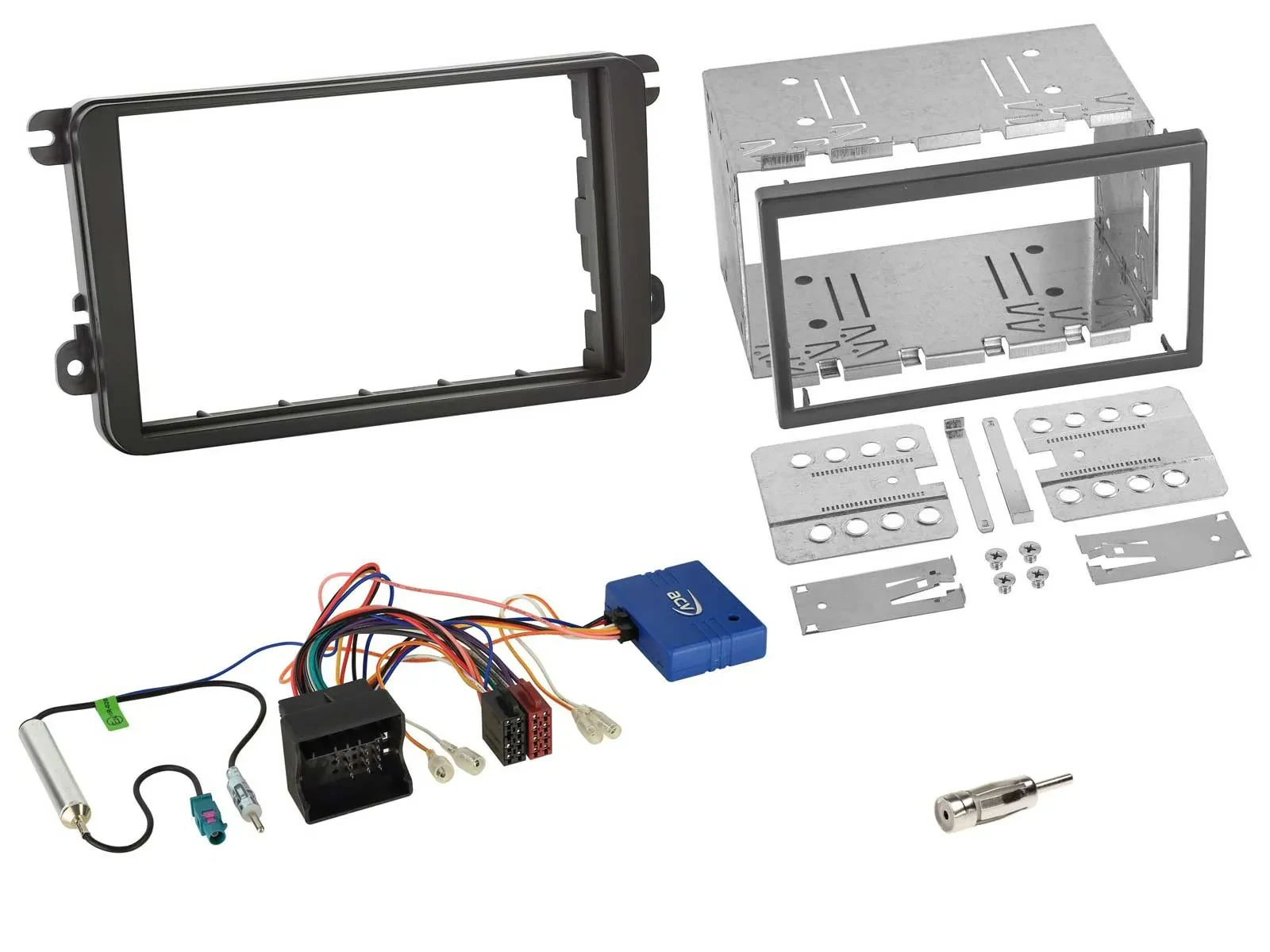 Автомагнитола Caraudio24 2-DIN, CAN-Bus (набор), для Skoda Fabia/Octavia/Rapid 2009–2013