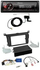 Pioneer 1DIN MP3 DAB USB Lenkrad Autoradio für Toyota RAV-4 ab 2013