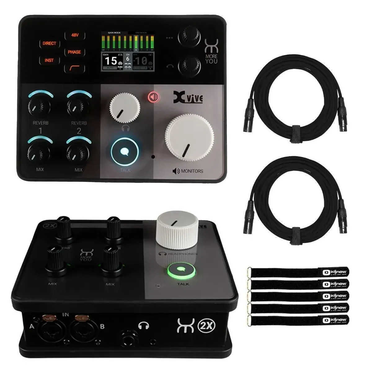 Микшер для стриминга Xvive MORE YOU HUB с системой мониторинга (набор)