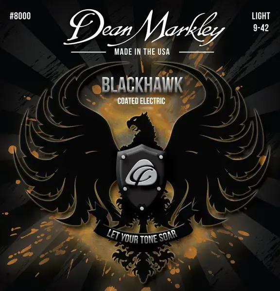 Струны для электрогитары Dean Markley DM8000 Blackhawk 9-42