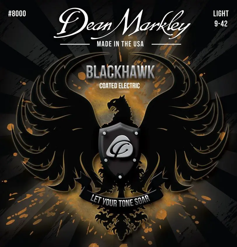 Струны для электрогитары Dean Markley DM8000 Blackhawk 9-42