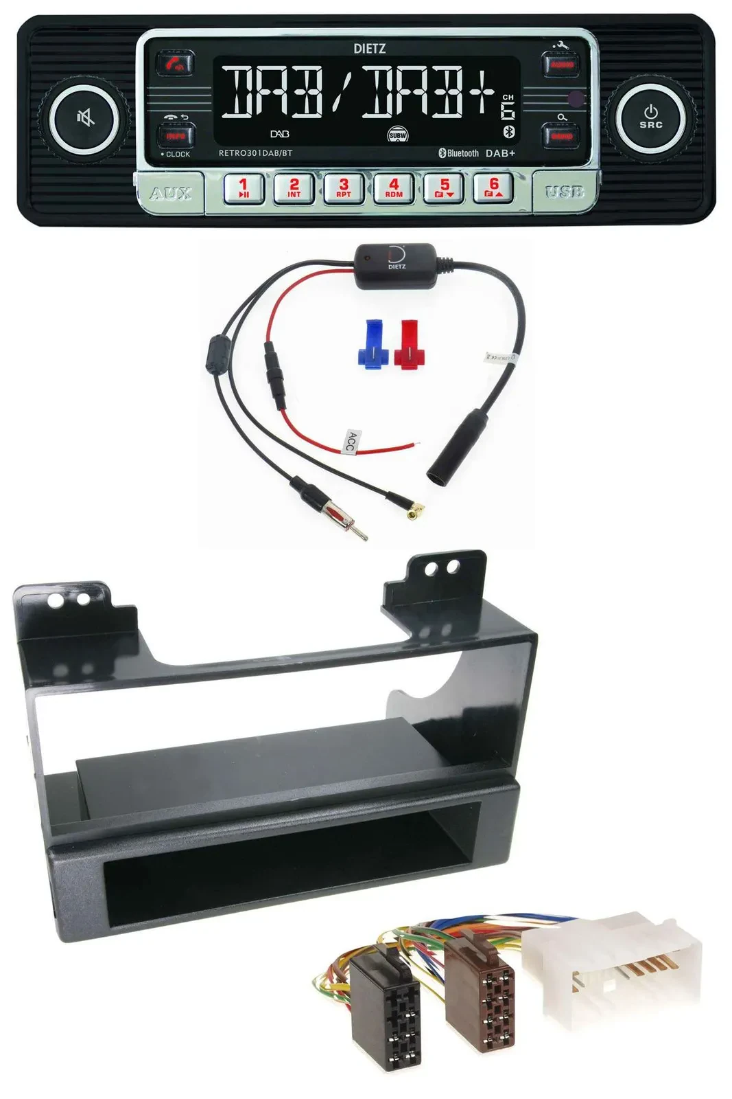 Dietz MP3 DAB Bluetooth USB Autoradio für Kia Carnival (ab 2006)