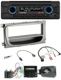 Blaupunkt Lenkrad MP3 CD Bluetooth USB Autoradio für Ford S-Max Mondeo Can 07-14